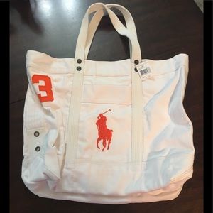 Ralph Lauren - White Beach Bag or Tote